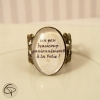 Bague Un peu beaucoup passionnément à la folie