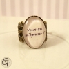 Bague message personnalisé "Veux-tu m'épouser ?"