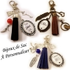 Bijoux de sac à main personnalisés avec prénoms