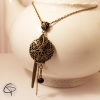 vintage pendentif porte photo ancien