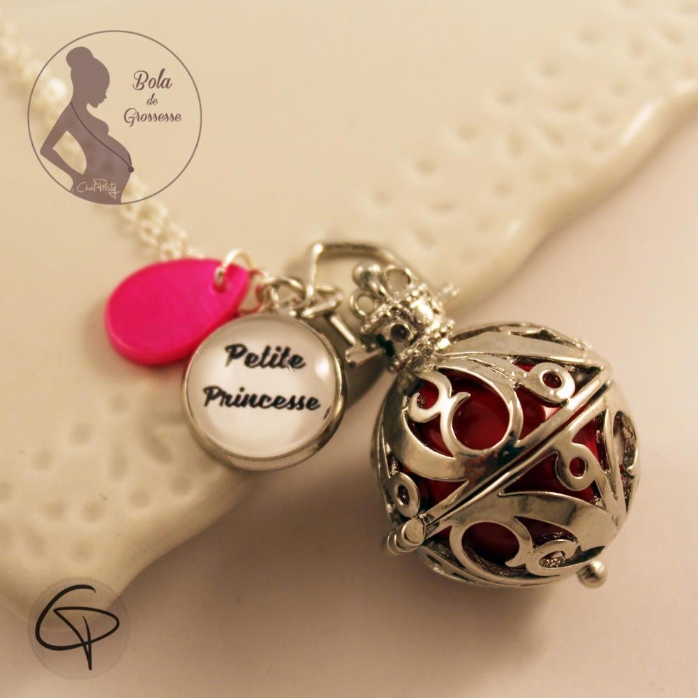 Boule pour bola de grossesse 16 mm - Fuchsia x1 - Perles & Co