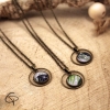 Collier tropical motifs feuillage bijou femme