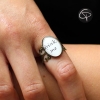 Bague avec message original "Drink Me"