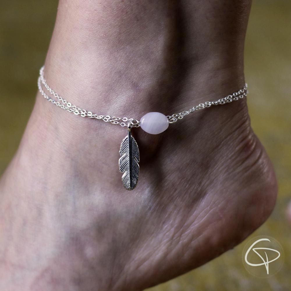Bracelet De Cheville Femme Or Et Perles – Chevillère Bijoux