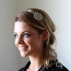 Headband Jade Bijou de tête mariage Chat Pristy