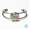 cadeau original maîtresses école bracelet super maîtresse dessin flamant rose