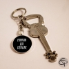 Porte-clé décapsuleur cadeau original parrain