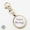 Porte-clef texte entièrement personnalisable