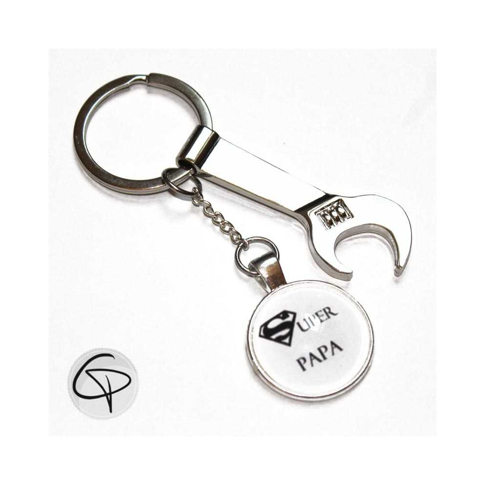 Porte-clef décapsuleur Clef plate avec message personnalisable