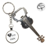 Porte-clé décapsuleur Super papa porte-clef violon cadeau original