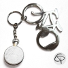 Porte-clé décapsuleur original Parrain porte-clef personnalisé cadeau parrain