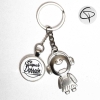 Porte-clé décapsuleur cadeau original parrain