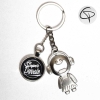 Porte-clefs décapsuleur pour parrain d'une fille