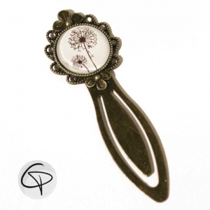 Marque-page bijou pissenlits