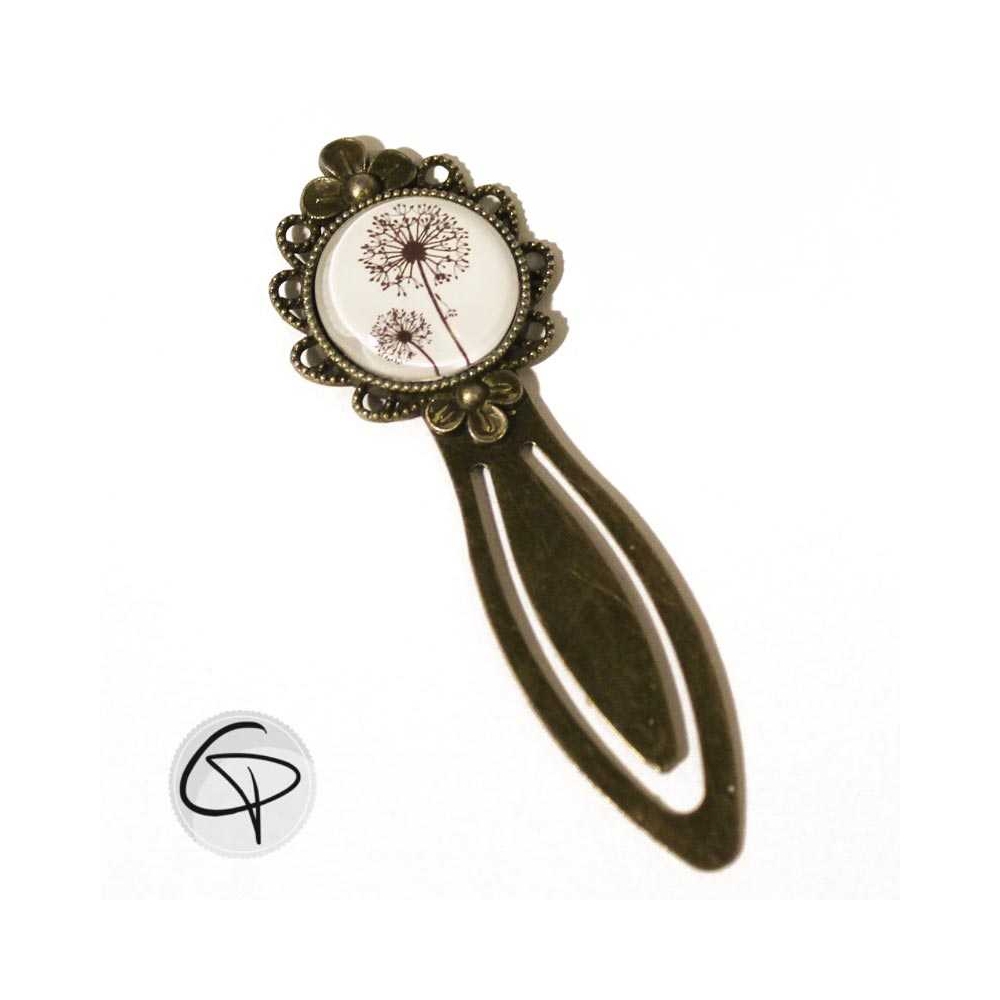 Marque-page bijou pissenlits