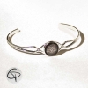 Bracelet fin délicat tête de chat