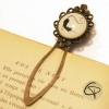 Signet bijou pour livre chat noir