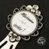 Marque-page bijou pour livre cadeau marraine