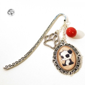 Marque-page bijou panda
