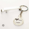 Porte-clé décapsuleur ouvre bouteille porte-clef personnalisé super papa cadeau original fête des pères Chat Pristy