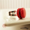 bague macaron rouge