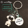 Porte-clef message à personnaliser décapsuleur modèle garçon