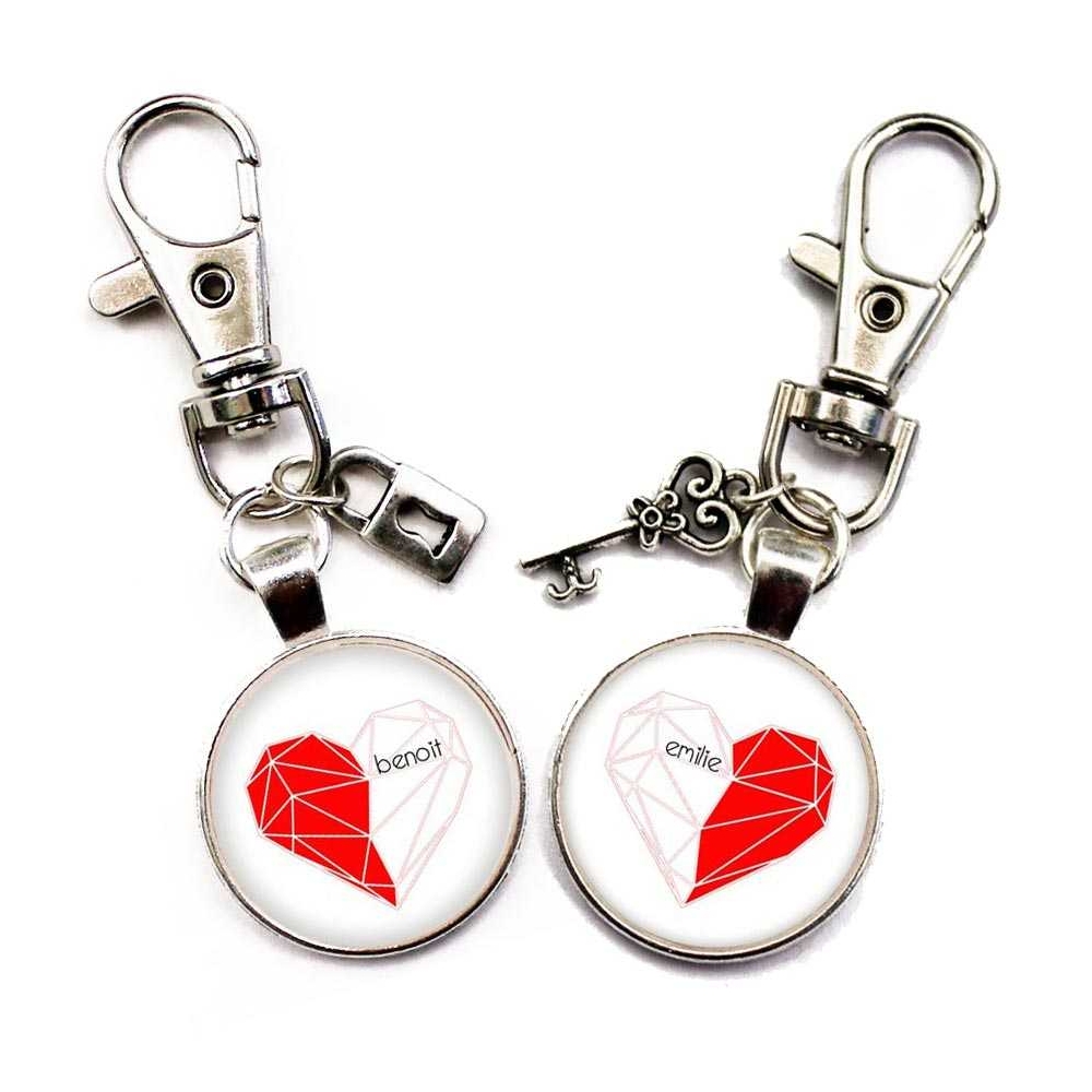 Porte Clef Personnalisable Porte Clé Personnalisé - Double Face Gravure  Ajouter du Texte et Des Photos Porte Clef Couple Porte Clé Photo Porte Clef  Homme Cadeau de Saint Valentin pour Homme Femme 