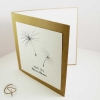 carte de voeux fleur à personnaliser avec le doigt pour offrir à grand-mère