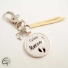 porte-clef original pour choisir la future marraine