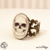 bague tête de mort bijou femme halloween