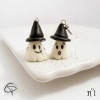 boucles d'oreilles fantome bijoux phosphorescents halloween