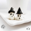 boucles petits fantôme original phosphorescent pendants d'oreilles femme pour halloween