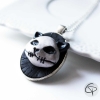 pendentif halloween tête de chat mort 3d