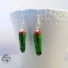 Boucles d'oreilles doigt zombie sang bijoux femme halloween