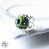 Bague tête de monstre vert bijou halloween