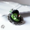 pendentif monstre frankenstein mort vivant vert bijou halloween