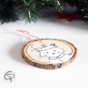 Boule de Noël personnalisée Chat mignon
