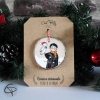 boule de noel originale harry potter peint rondin bois