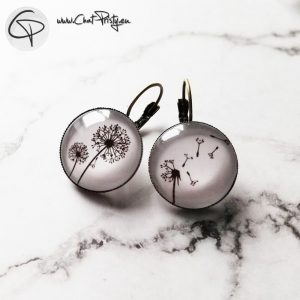 boucles d'oreilles fleurs