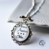 Pendentif Mamie d'amour personnalisé avec prénom