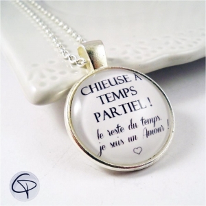 Collier message personnalisé cadeau femme