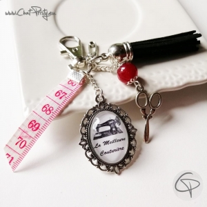 Porte clef porte bonheur en fimo : bijoux-de-sac par fimobyclara