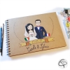 Livre d'or de mariage original