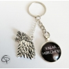 porte-clef valar morghulis direwolf winterfell