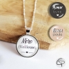 Pendentif original personnalisé mère-veilleuse