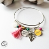 Bracelet maman avec prénom enfant