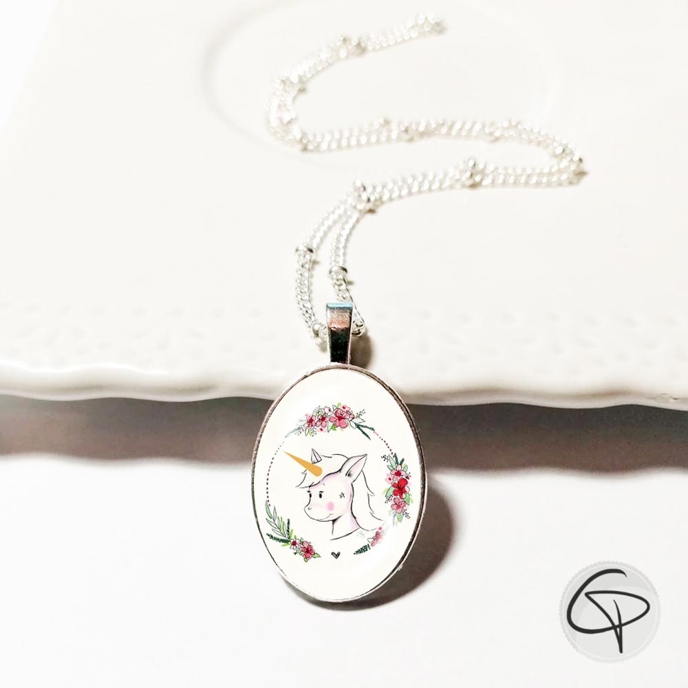 Collier licorne petite fille | Une Licorne