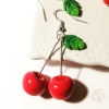 boucles d'oreilles cerises bijoux rockabilly femme