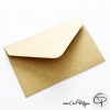 petite enveloppe kraft faire-part de naissance Chat Pristy