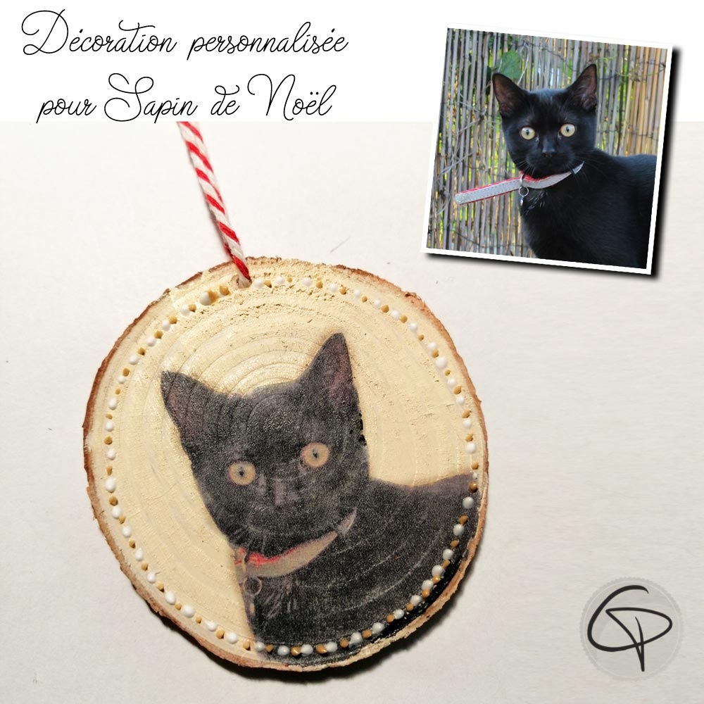 Décoration De Noêl Personnalisée Avec Photo Animal Préféré